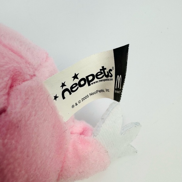 McDonald’s Neopets Plush Pink Kiko 4" Plush Stuffed Animal - Picture 6 of 6